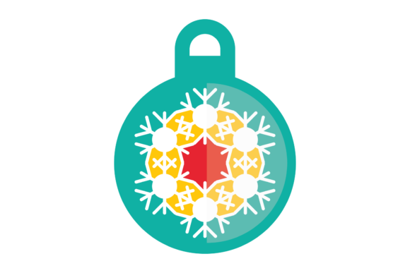 A Blue Snowflake Christmas Bulb: Essential Graphics for Winter Content