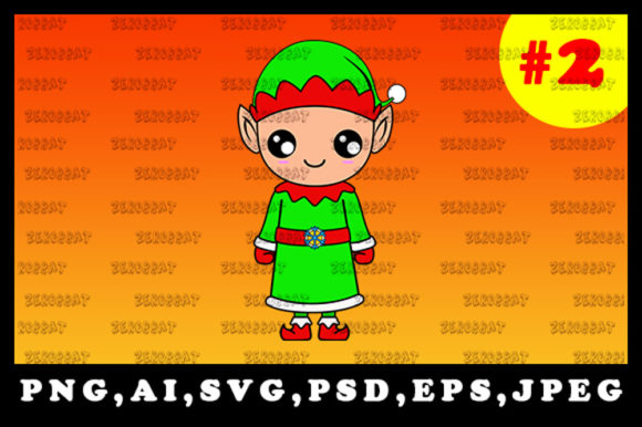 A Brand Designer's Review of Cute Christmas Elf Clipart
