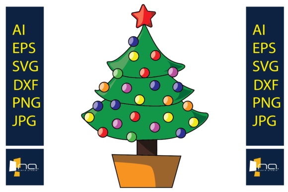 A Brand Designer's Take on Christmas Tree Flat Graphics