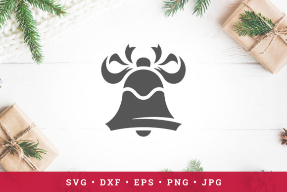 A Craft Designer's Review of the Christmas Bell Icon Silhouette Graphic