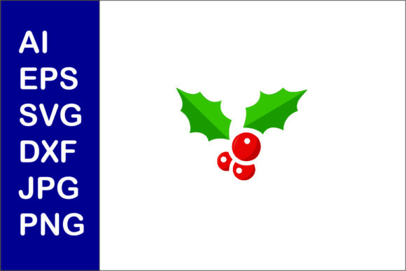 A Review of Christmas Mistletoe Flat Illustration Graphics