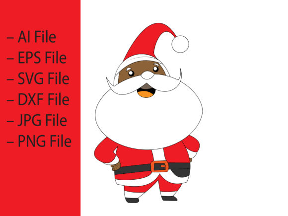 An Elegant Santa Claus for Sophisticated Seasonal Branding