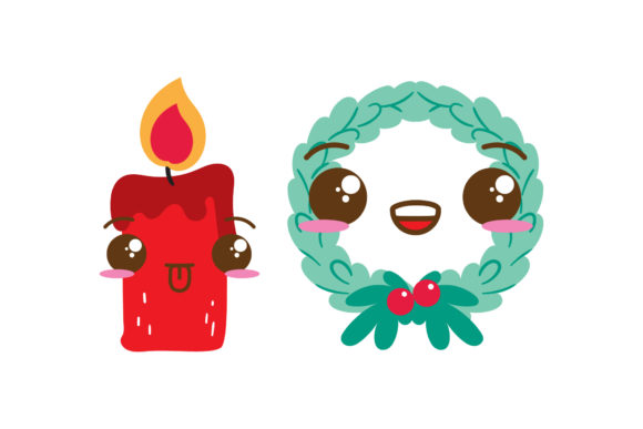 Beyond Clipart: A Designer's Review of the Mistletoe and Candle Christmas Set