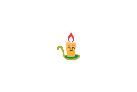 Christmas Candle Asset: A Festive Embroidery Design