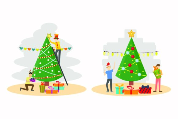 Christmas Decoration Happy Festive Set Review