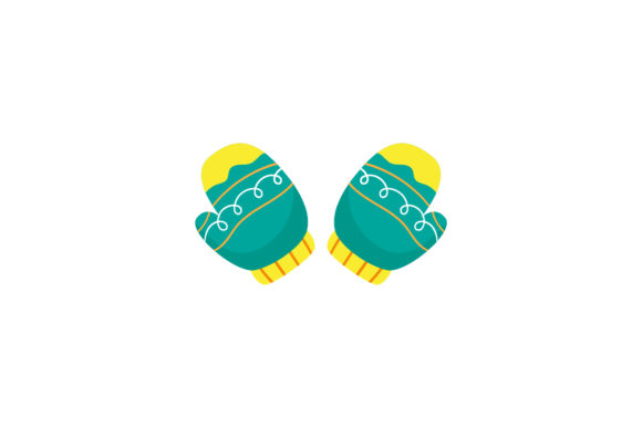 Christmas Gloves Vector Assets for Graphics and Illustrations