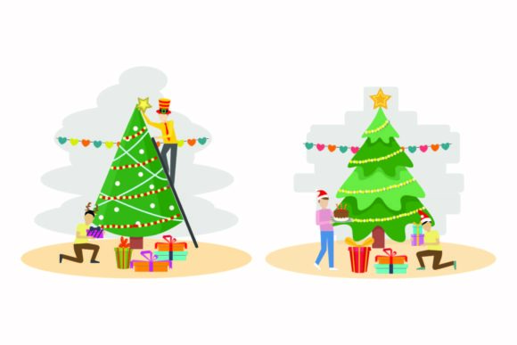 Christmas New Decoration Vector Set: Perfect for Graphics & Illustrations