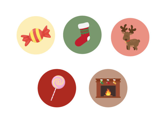 Christmas Red Sock Icon Vector: Perfect for Creative Graphics