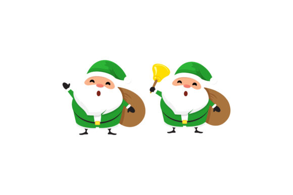 Christmas Santa Character Vector Set 22: Perfect Graphics for Crafters