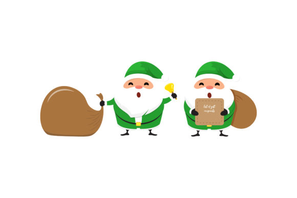 Christmas Santa Character Vector Set 26: A Must-Have for Holiday Graphics