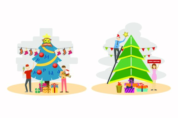 Christmas Season Holiday Illustrations: A Must-Have for Creative Graphics
