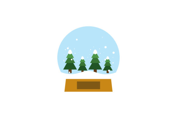 Christmas Snow Ball Illustrations for Festive Branding