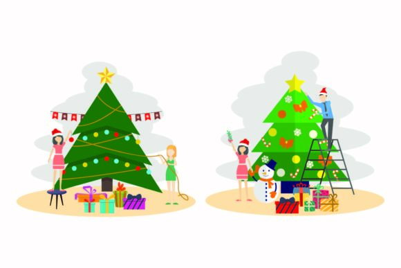 Christmas Tree Winter Fir Season Vector: A Festive Graphics and Illustrations Review