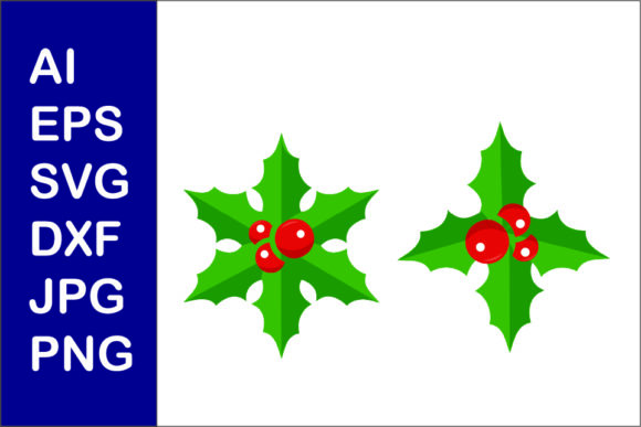 Crafting with a Festive Mistletoe Graphic Design Asset