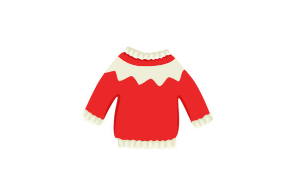 Cute Christmas Red Sweater: A Perfect Graphic for Holiday Content