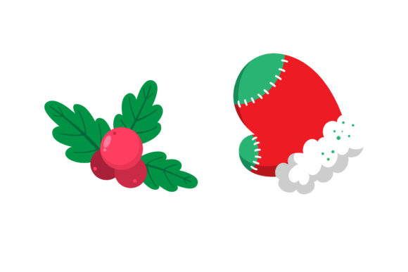 Gloves and Mistletoe: A Cozy Christmas Embroidery Design